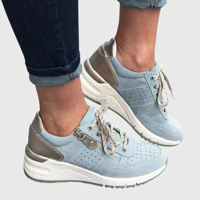 Women's Stylish Chunky Non-Slip Orthopedic Sneakers - Blue