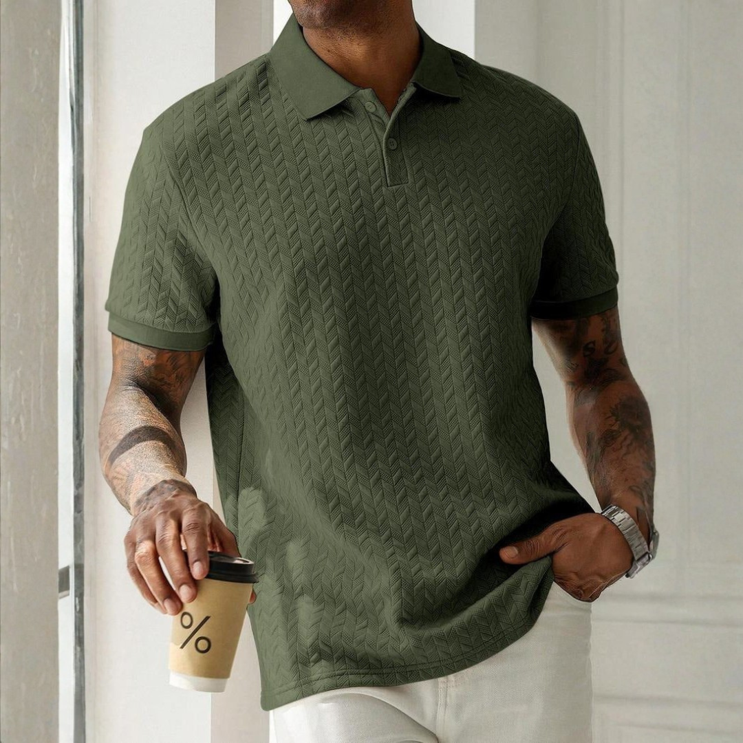 Soren | The Textured Relaxed Polo