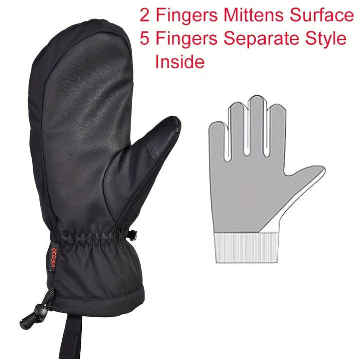 Warm Touchscreen Ski Mittens