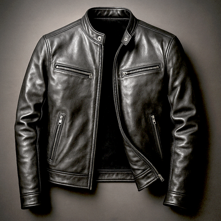 Harrison | Vintage Leather Café Racer Jacket