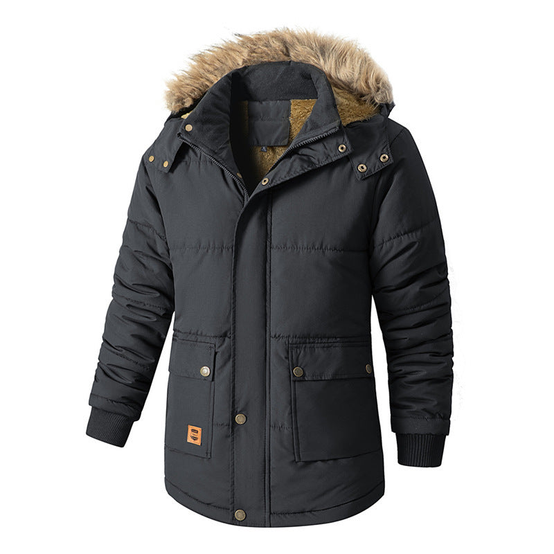 Men's Chic Hooded Puffer Insulated Winter Jacket