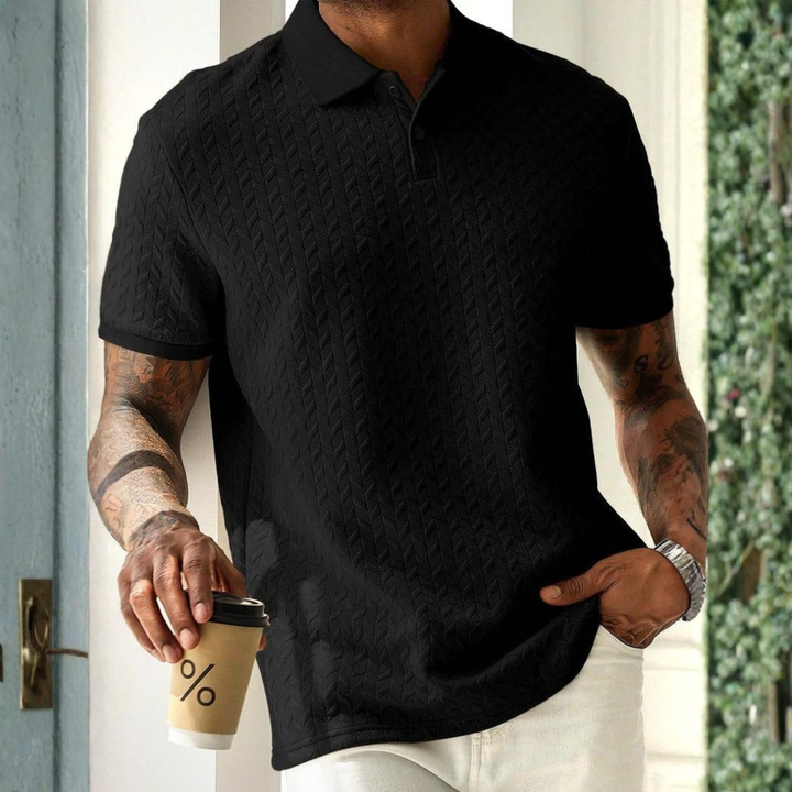 Soren | The Textured Relaxed Polo