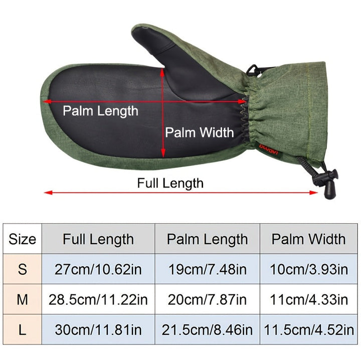 Warm Touchscreen Ski Mittens