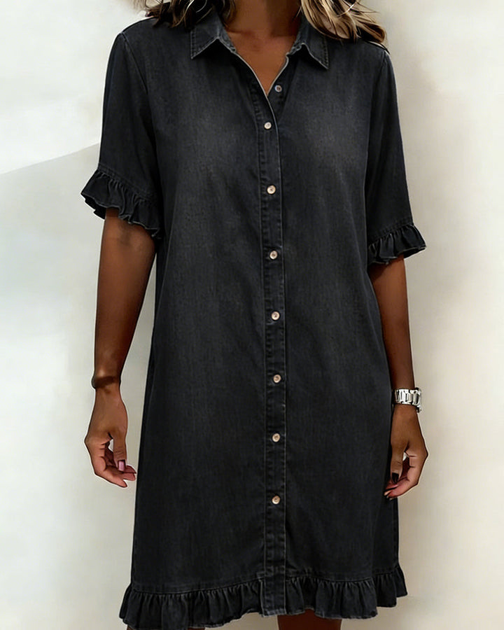 Réjeanne | Ruffle-Trim Dress