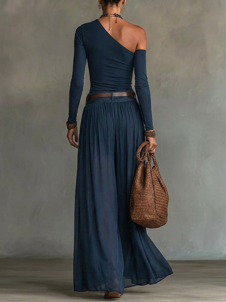 Zéphirine | One-Shoulder Two-Piece Set
