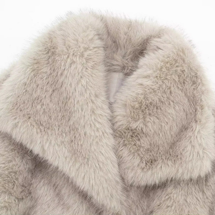 Women's Elegant Faux Fur Winter Coat