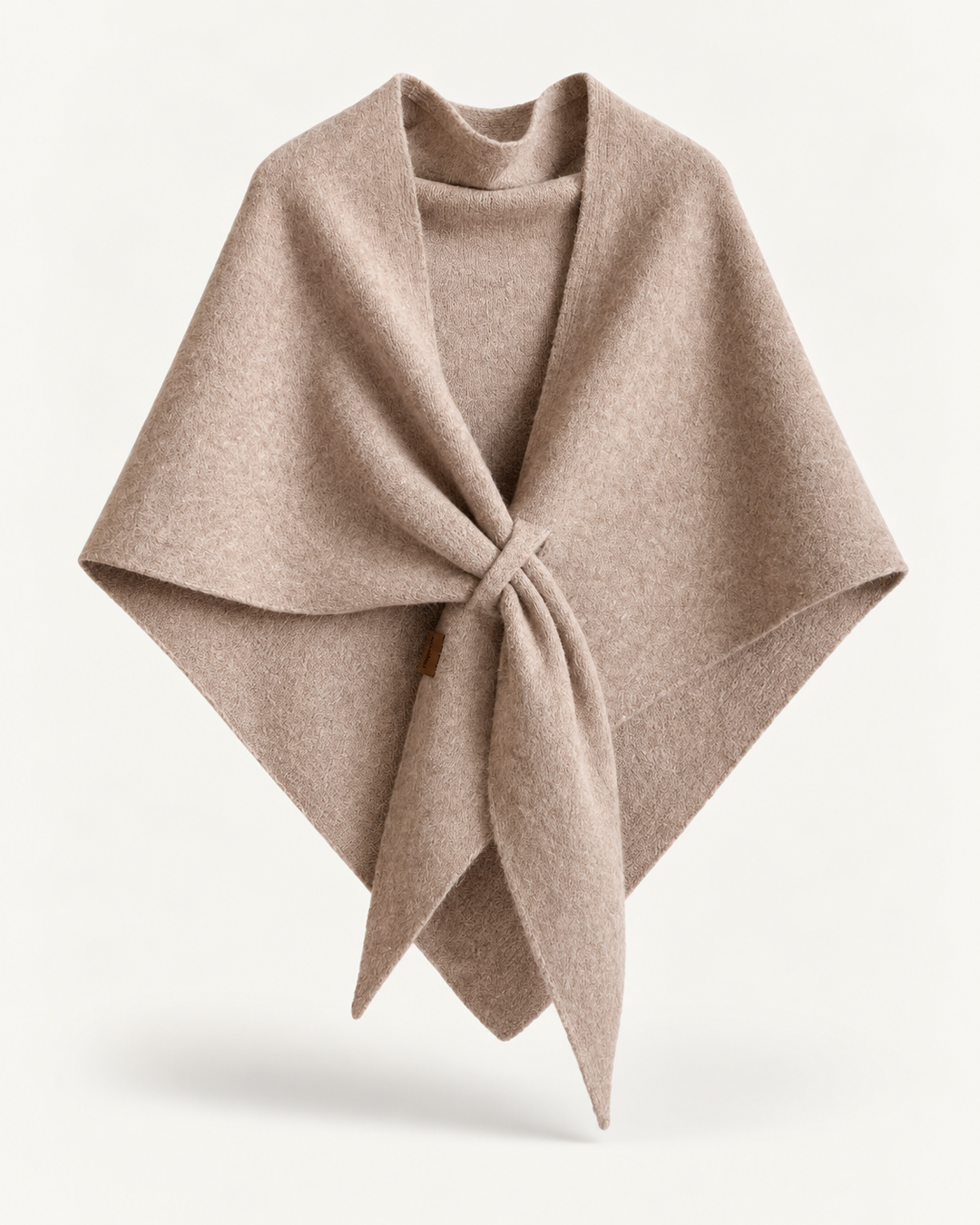 Women's Timeless Winter Triangle Scarf - Caramel