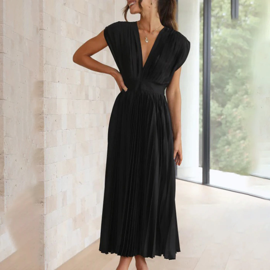 Opaline | Pleated Midi Dress