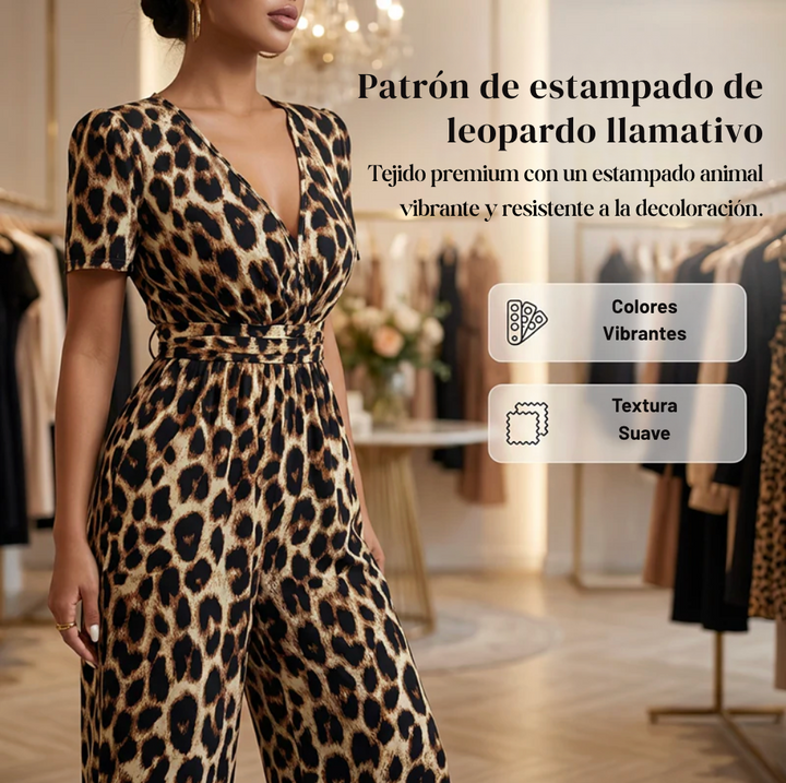 Georgine | Wide-Leg Wrap Jumpsuit