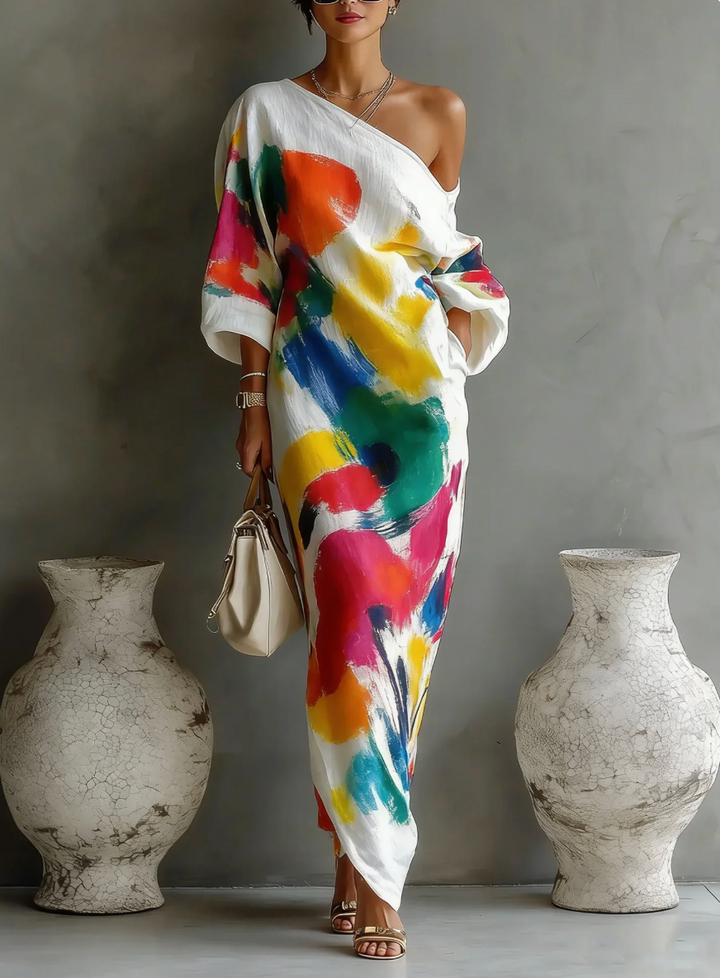 Marthe | One-Shoulder Maxi Dress