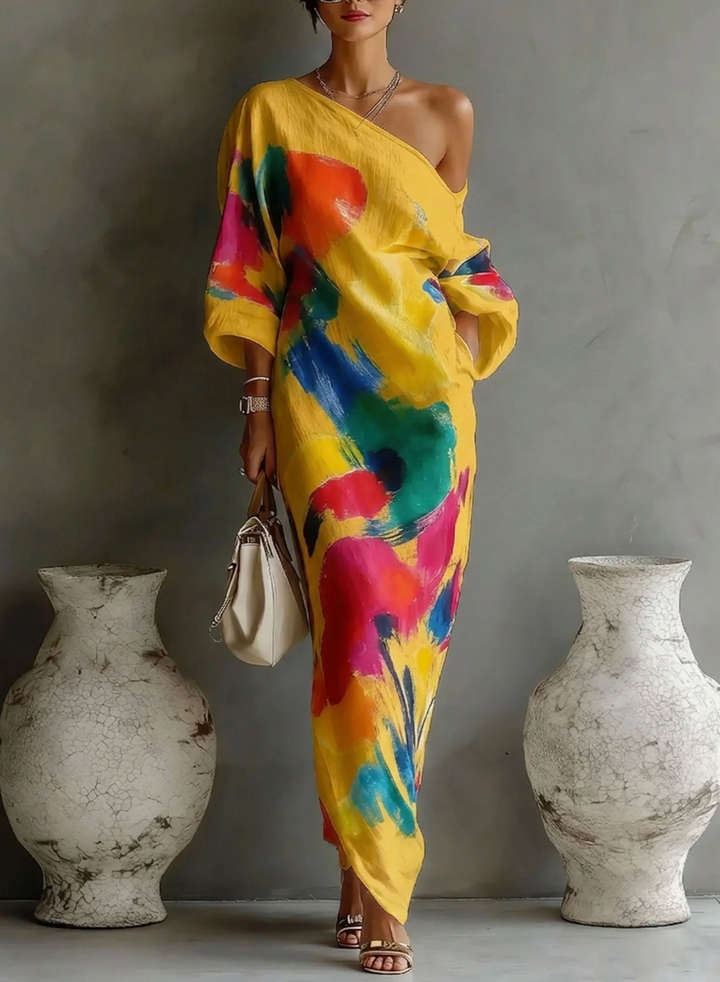 Marthe | One-Shoulder Maxi Dress
