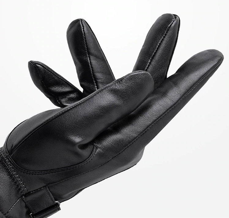 Men's Chic Leather Warm Winter Gloves