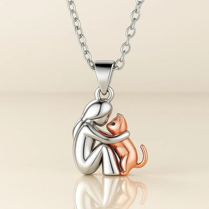 Women's Timeless Pendant Friendship Necklace - Rose Gold