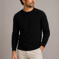 Edison | Men's Classic Crew Neck Knitted Sweater