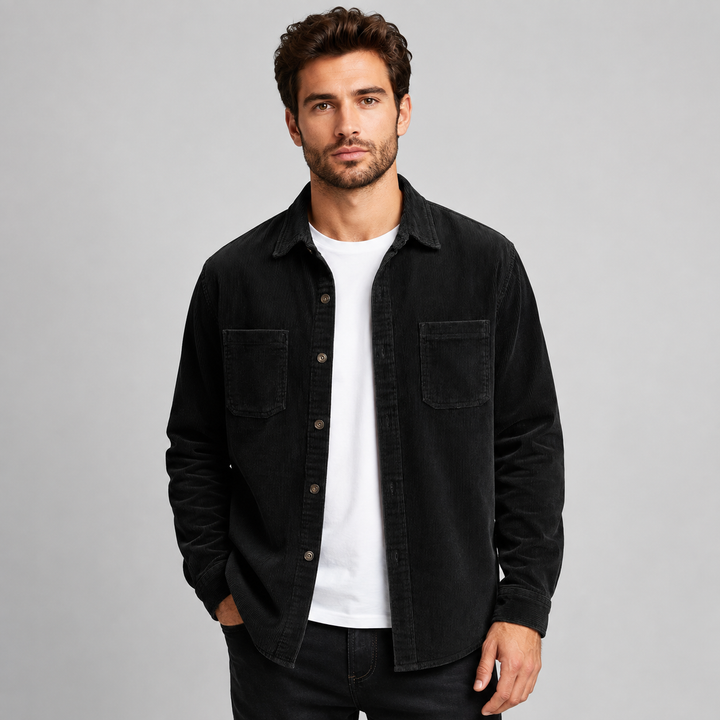 Men's Regular Fit Chest Pocket Overshirt