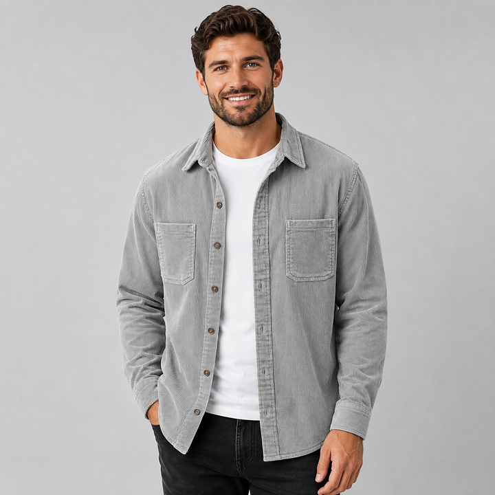 Men's Regular Fit Chest Pocket Overshirt