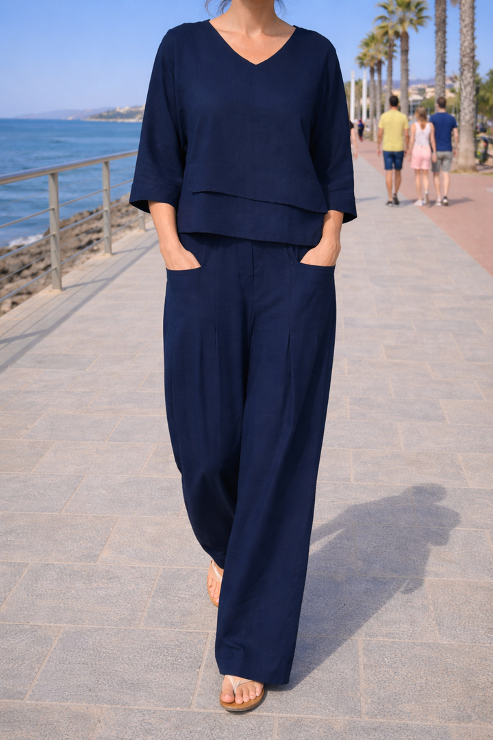 Nuala | Wide-Leg Two-Piece Set