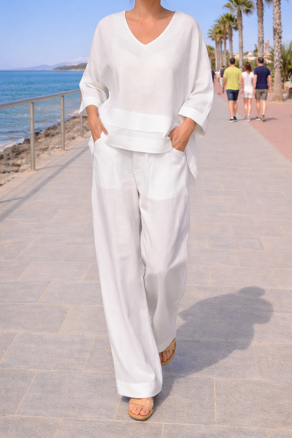 Nuala | Wide-Leg Two-Piece Set