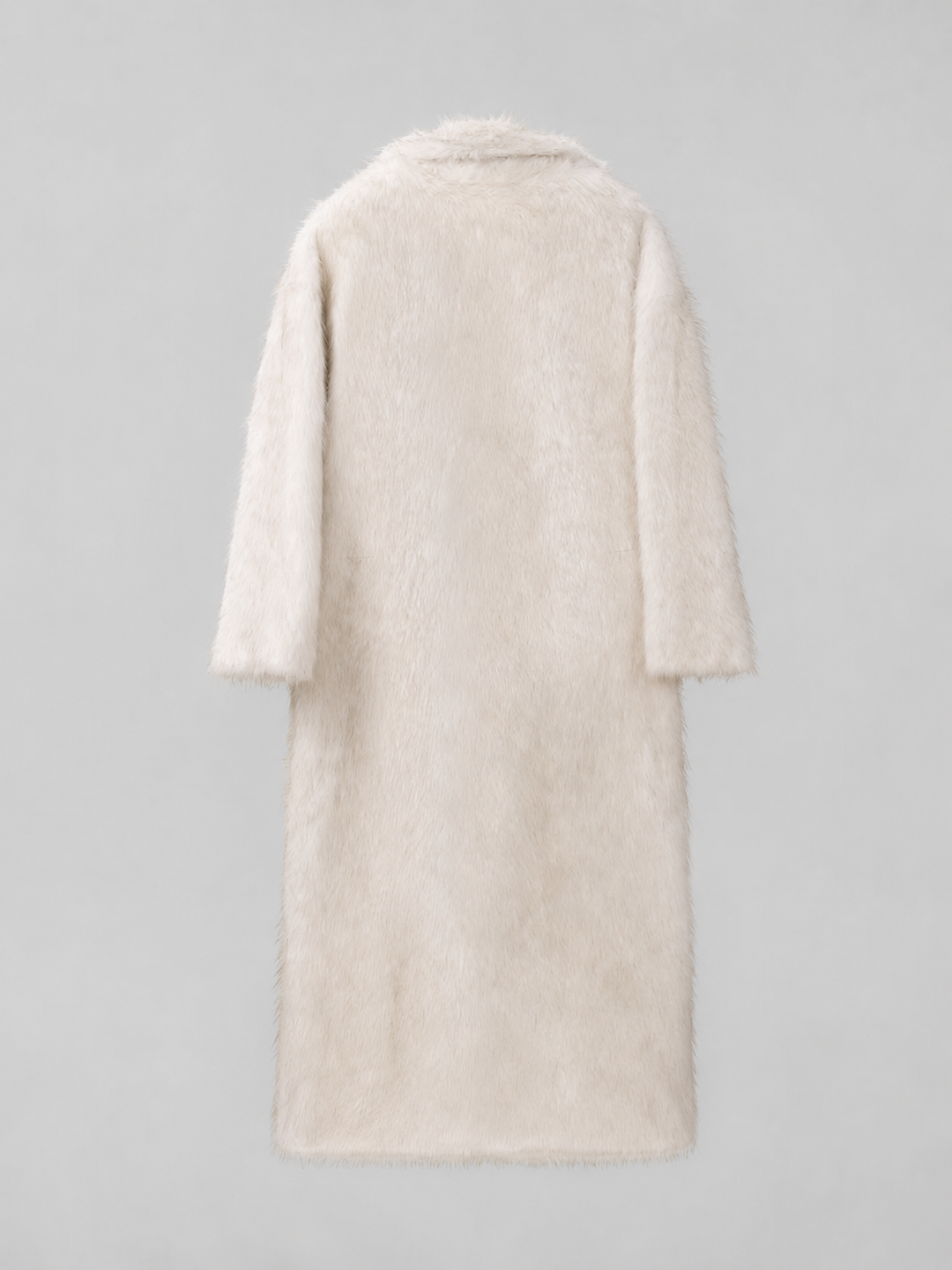 Women's Winter Satin-Lined Long Faux Fur Mink Coat