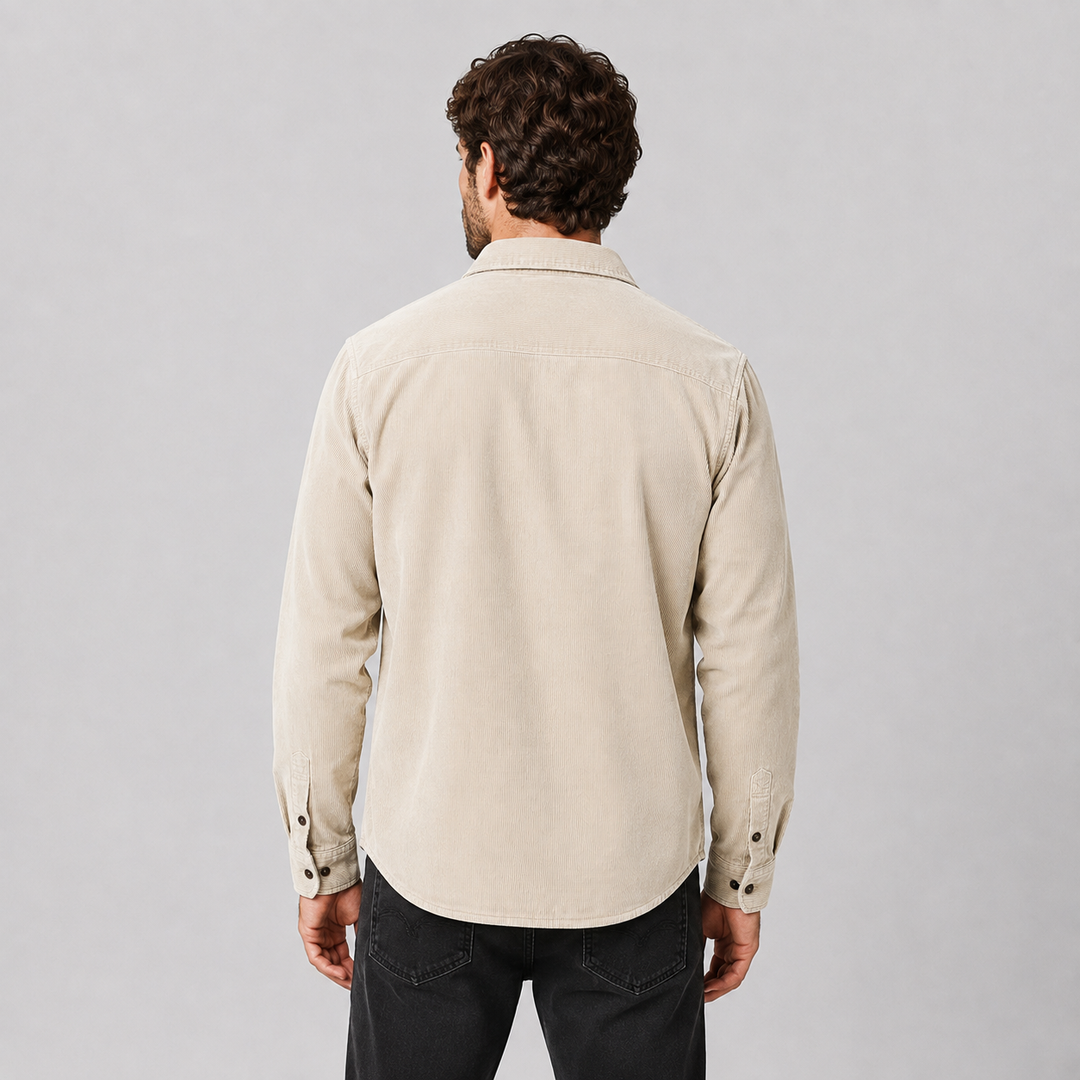 Men's Regular Fit Chest Pocket Overshirt