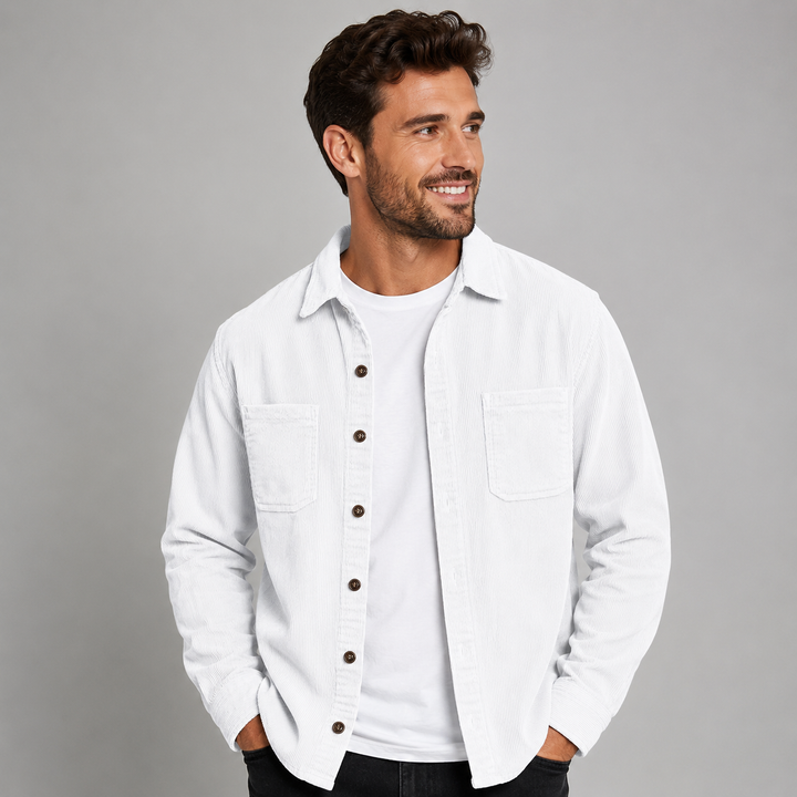 Men's Regular Fit Chest Pocket Overshirt