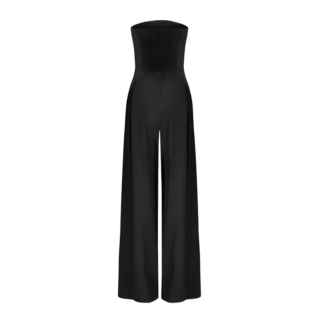 Amber | Elegant Strapless Jumpsuit