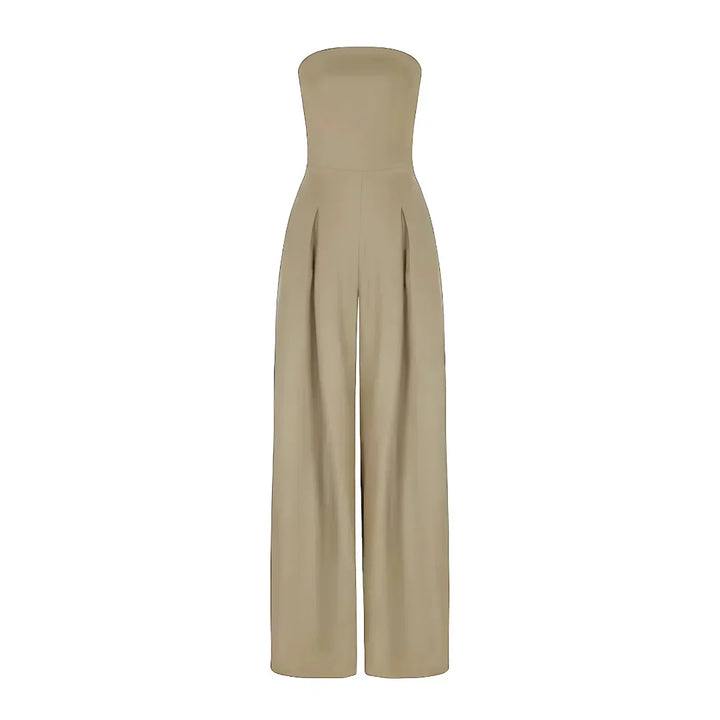 Amber | Elegant Strapless Jumpsuit