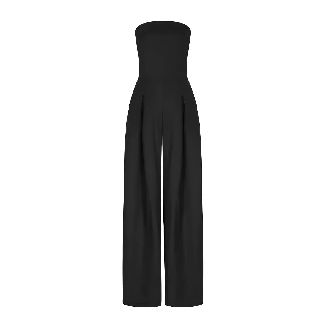 Amber | Elegant Strapless Jumpsuit