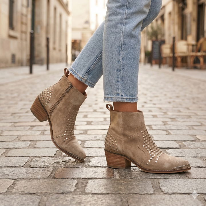 Perrette | Studded Ankle Boot