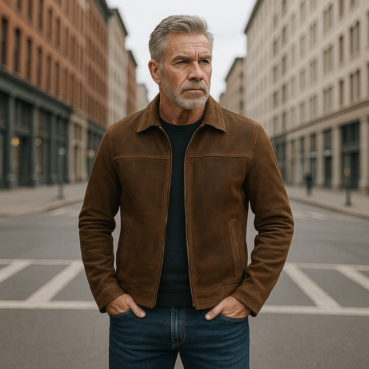 Walter | Classic Leather Trucker Jacket