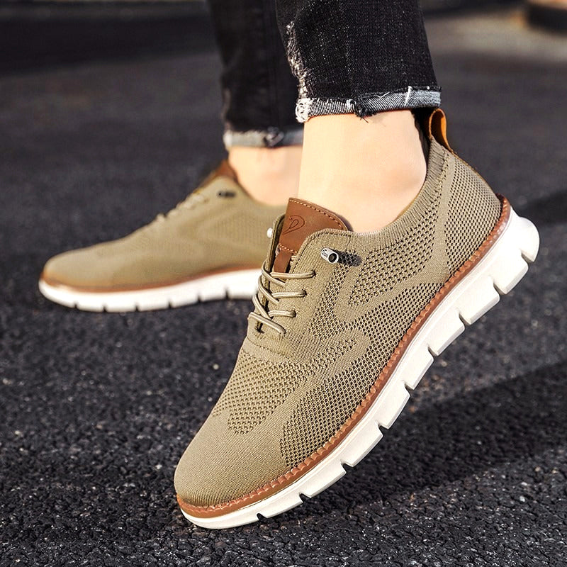 Knit Urban Sneakers | Lightweight Breathable Mesh | Cushioned Everyday Sole
