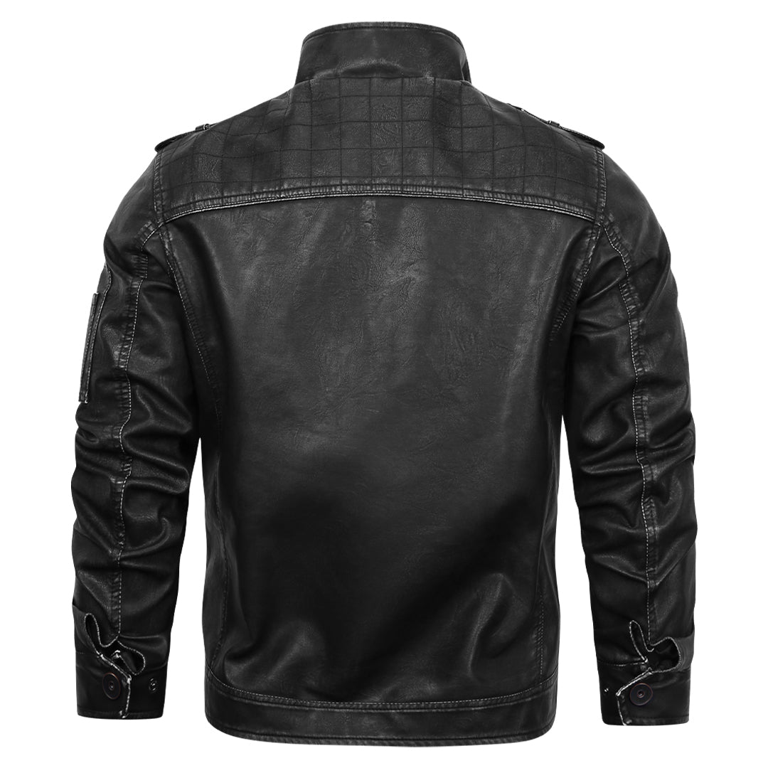 Maxwell | Tactical Leather Moto Jacket