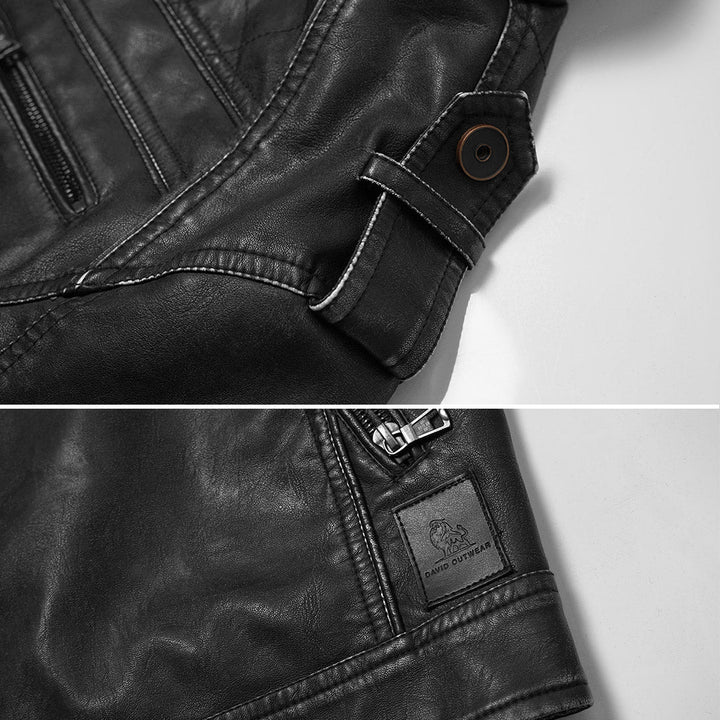 Maxwell | Tactical Leather Moto Jacket