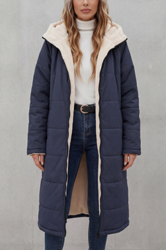 Rosalind | Sherpa Long Puffer Fleece Winter Jacket