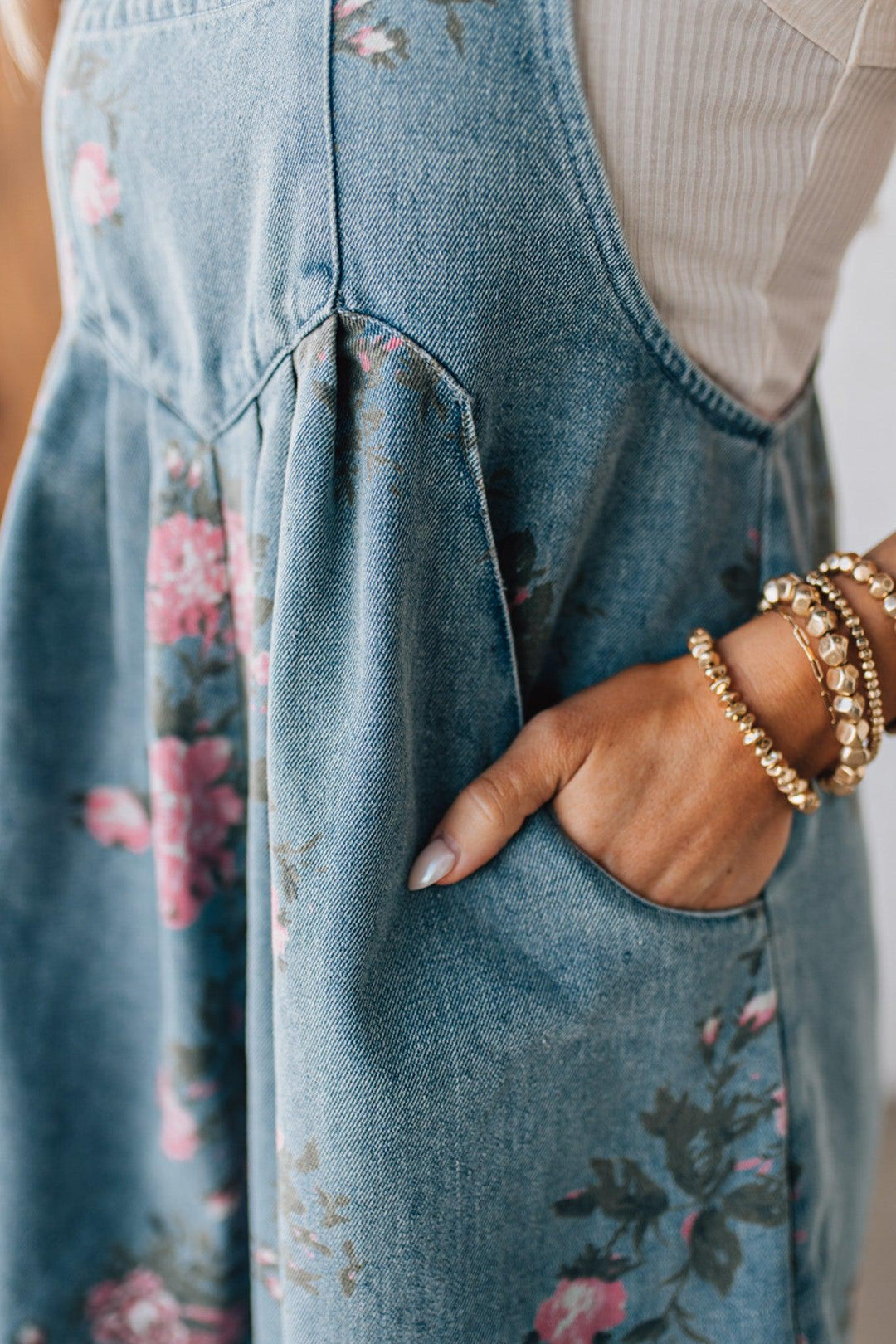 Huguette | Floral Shortalls