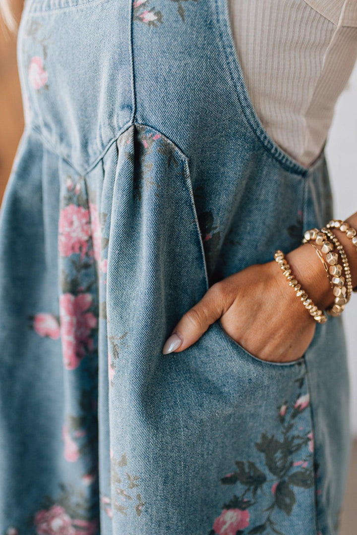 Huguette | Floral Shortalls