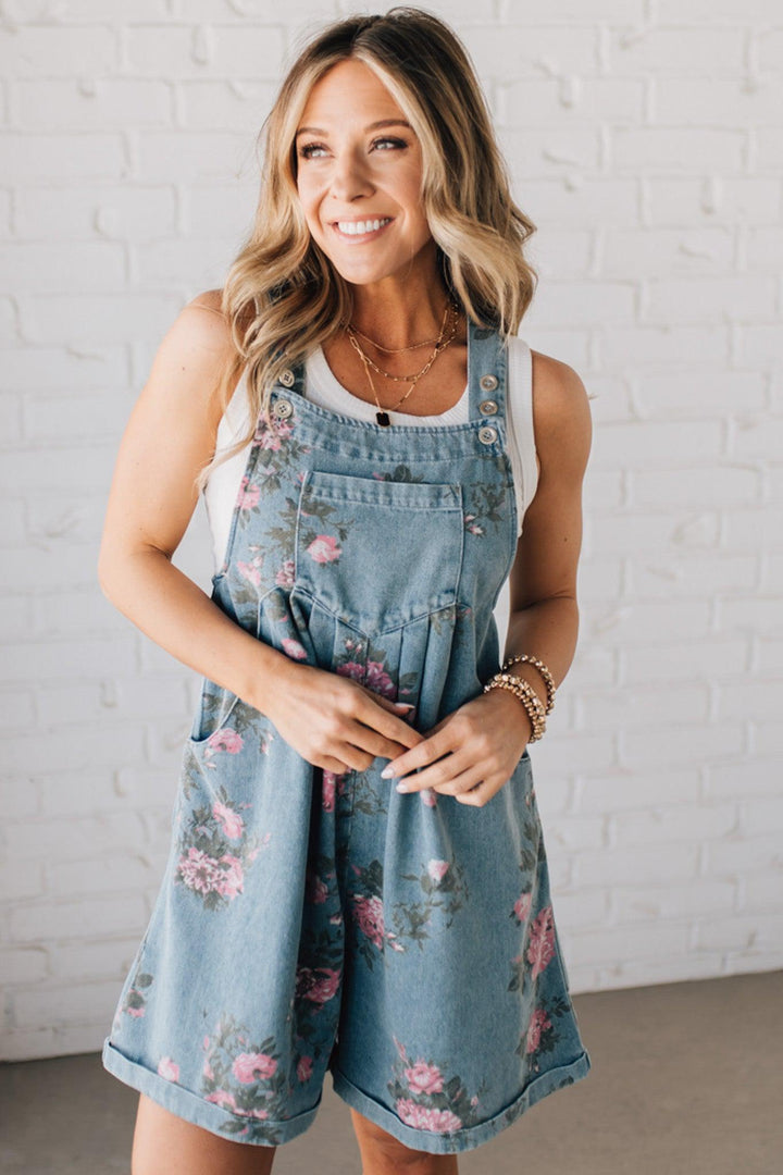 Huguette | Floral Shortalls