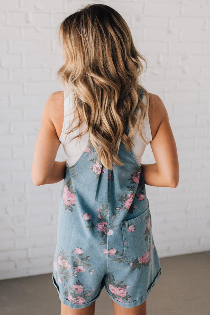 Huguette | Floral Shortalls