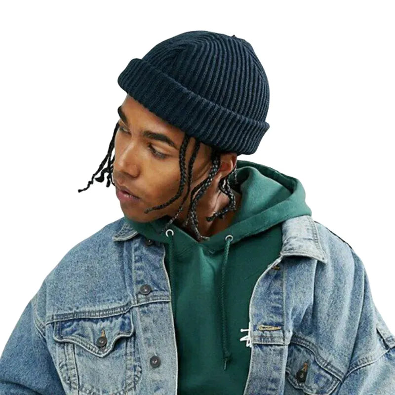 Men's Fisherman Crochet Beanie