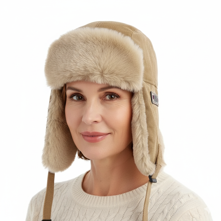 Faux Fur Lined Ushanka