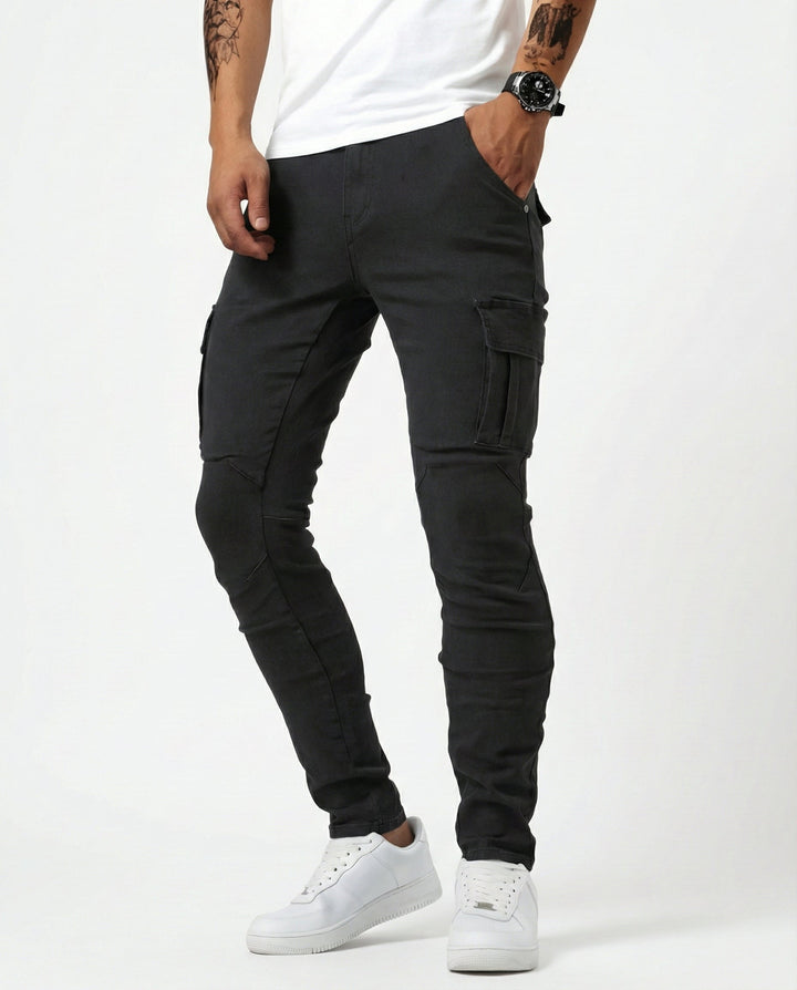 Alastair | Stretch Slim Cargo Pant