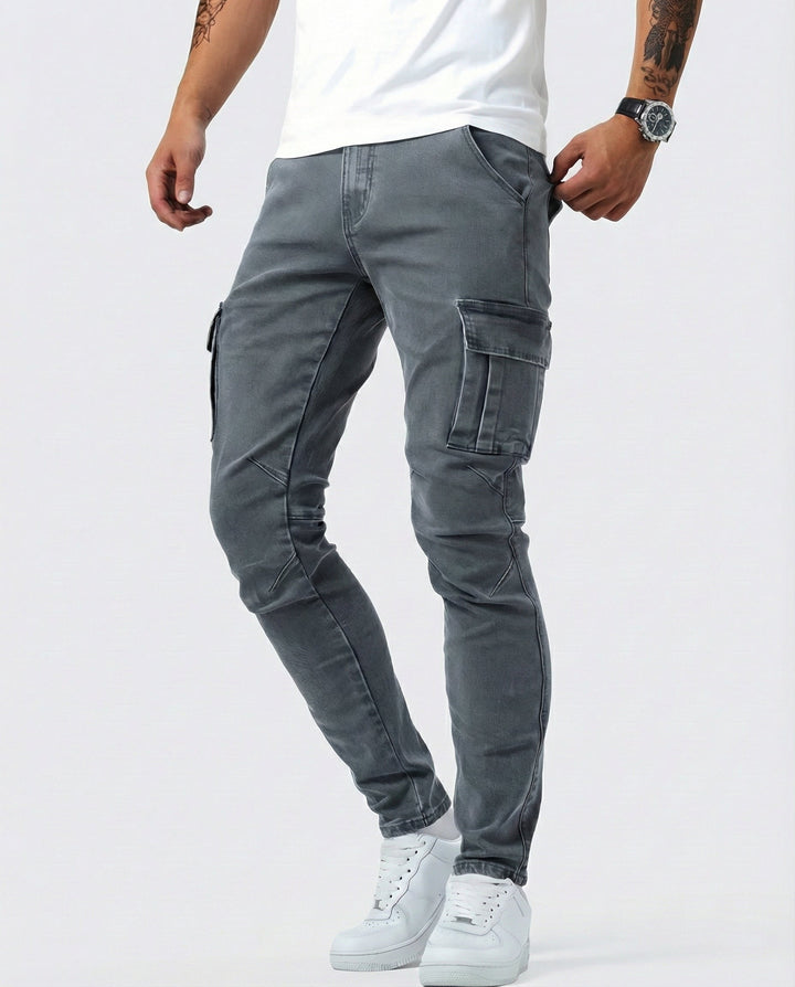 Alastair | Stretch Slim Cargo Pant