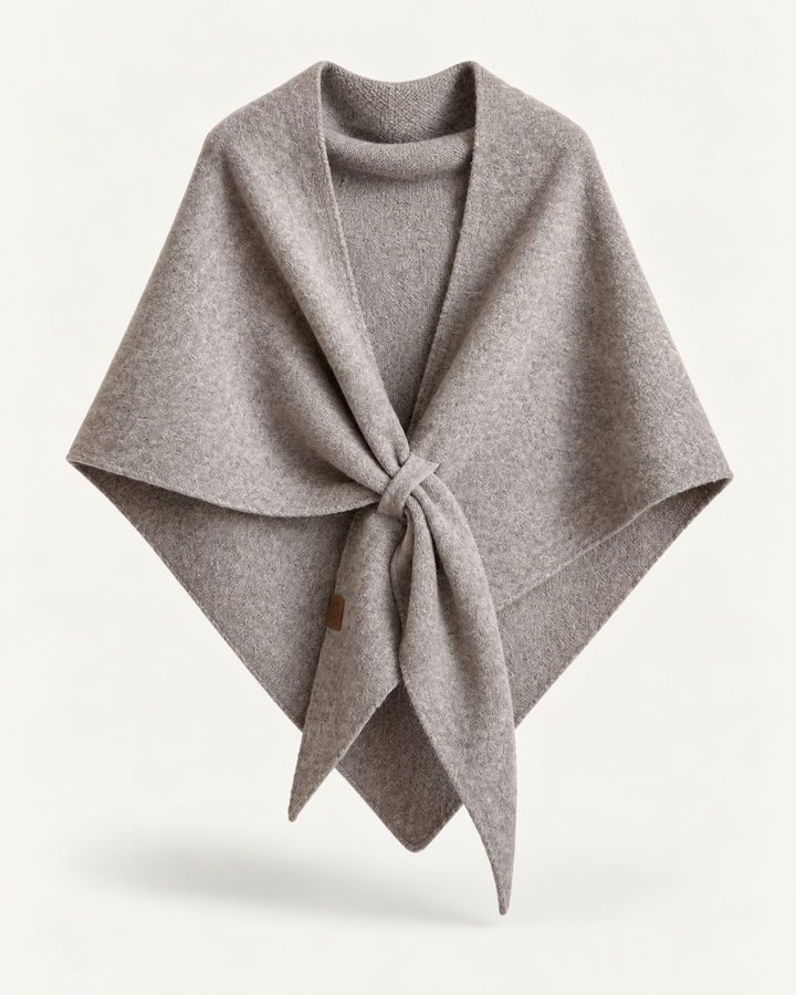 Women's Timeless Winter Triangle Scarf - Khaki