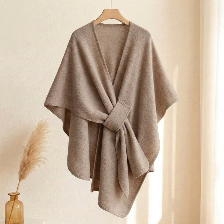 Women's Wool Triangle Scarf - Khaki