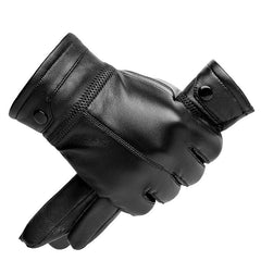 Remy | Men's Chic Leather Warm Winter Gloves