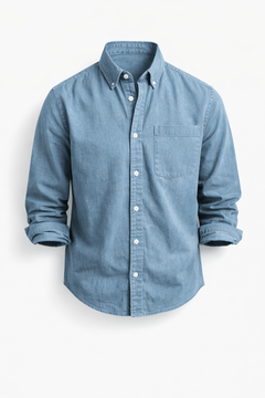 Lachlan | Men's Button-Up Shirt with a Chest Pocket