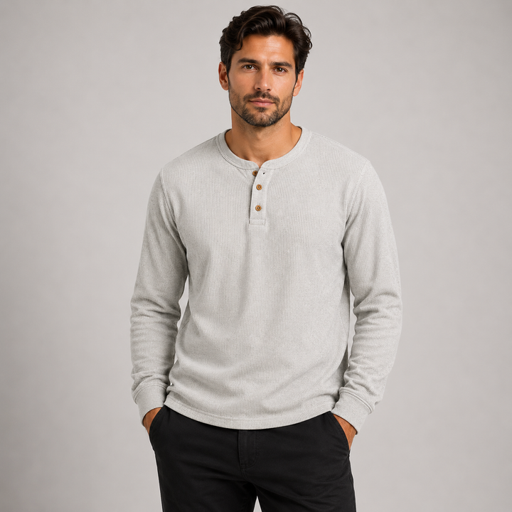Humphrey men's soft henley shirt - photo 1