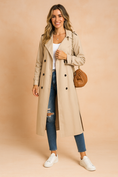 Bettina | Women's Double-Breasted Peacoat
