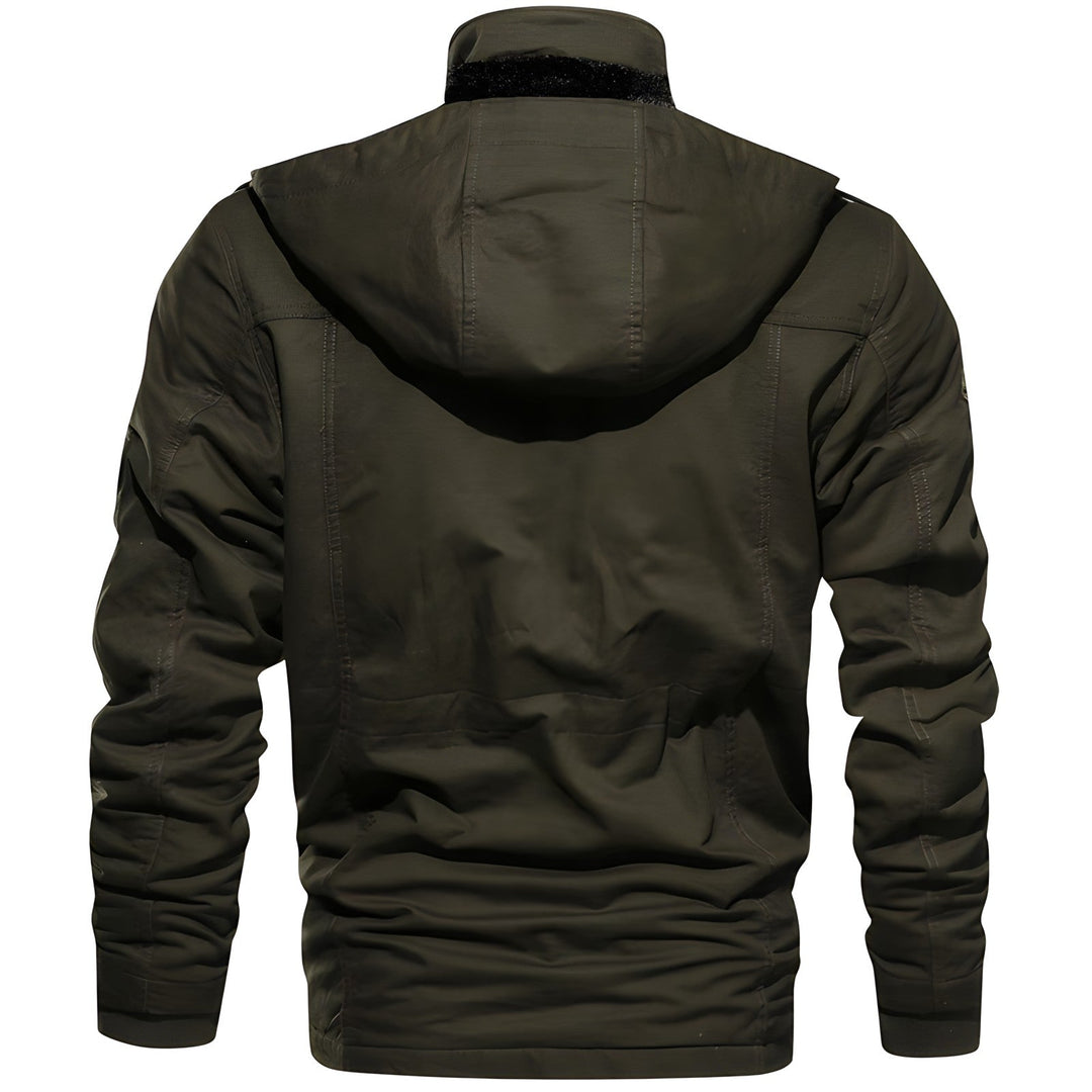 Men's Stylish Fleece-Lined Rain Winter Jacket