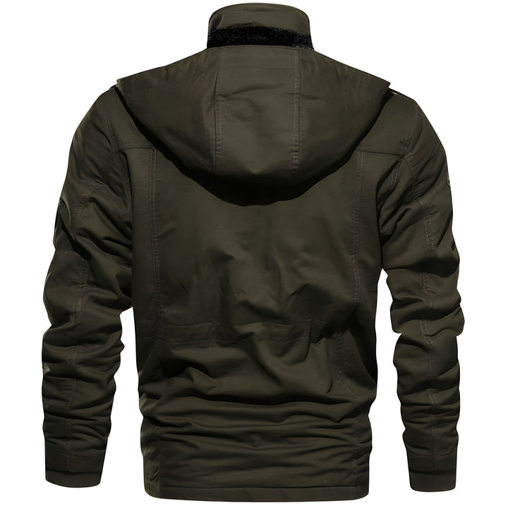 Men's Stylish Fleece-Lined Rain Winter Jacket